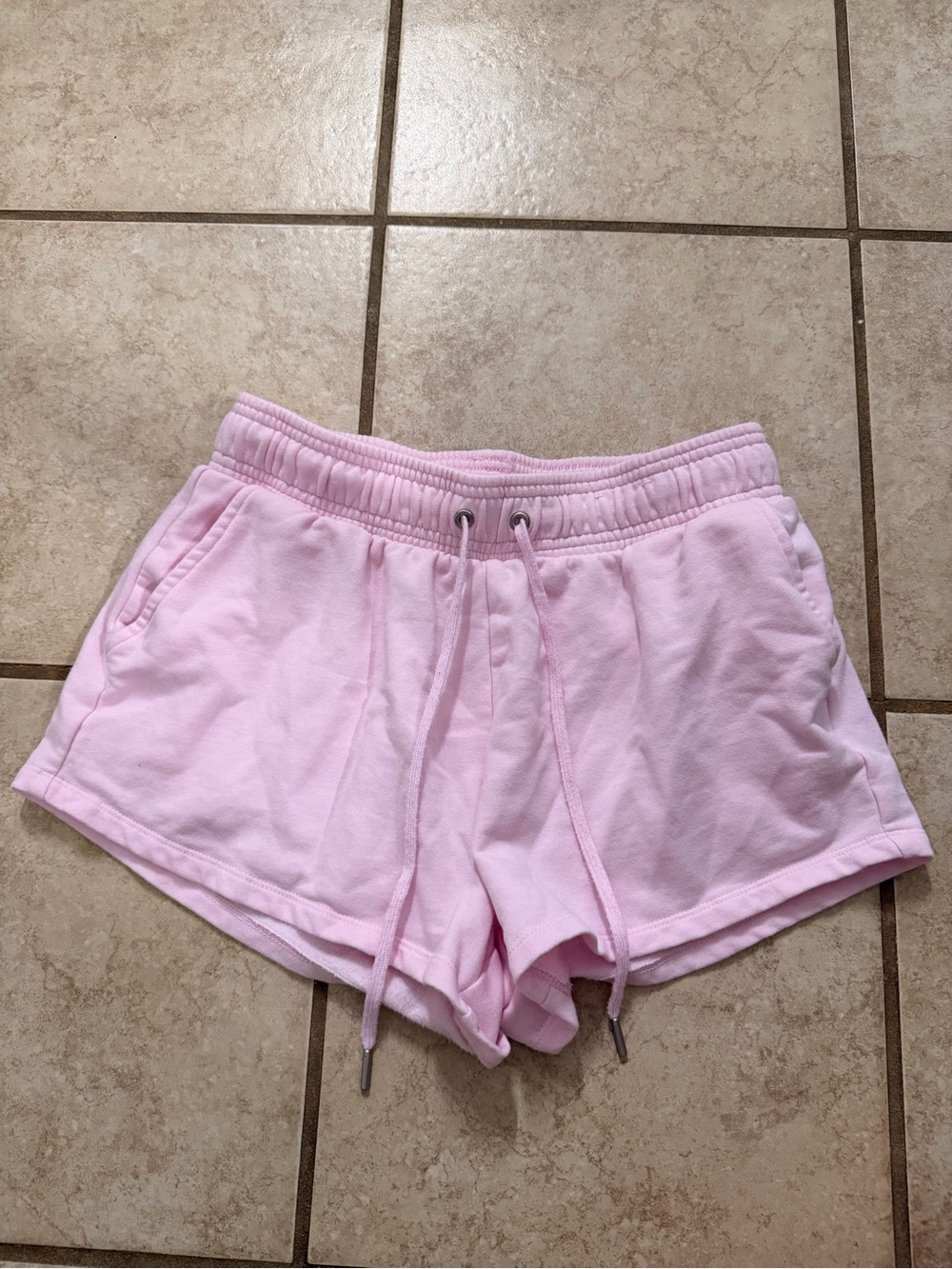 EUC Auden Pink Fleece Lounge Shorts